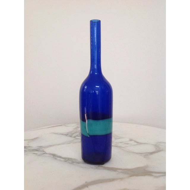 Venini Italian Modern Glass Bottle For Sale In San Francisco - Image 6 of 6