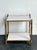 Vintage Brass Faux Bois Two-Tier Table For Sale - Image 12 of 12