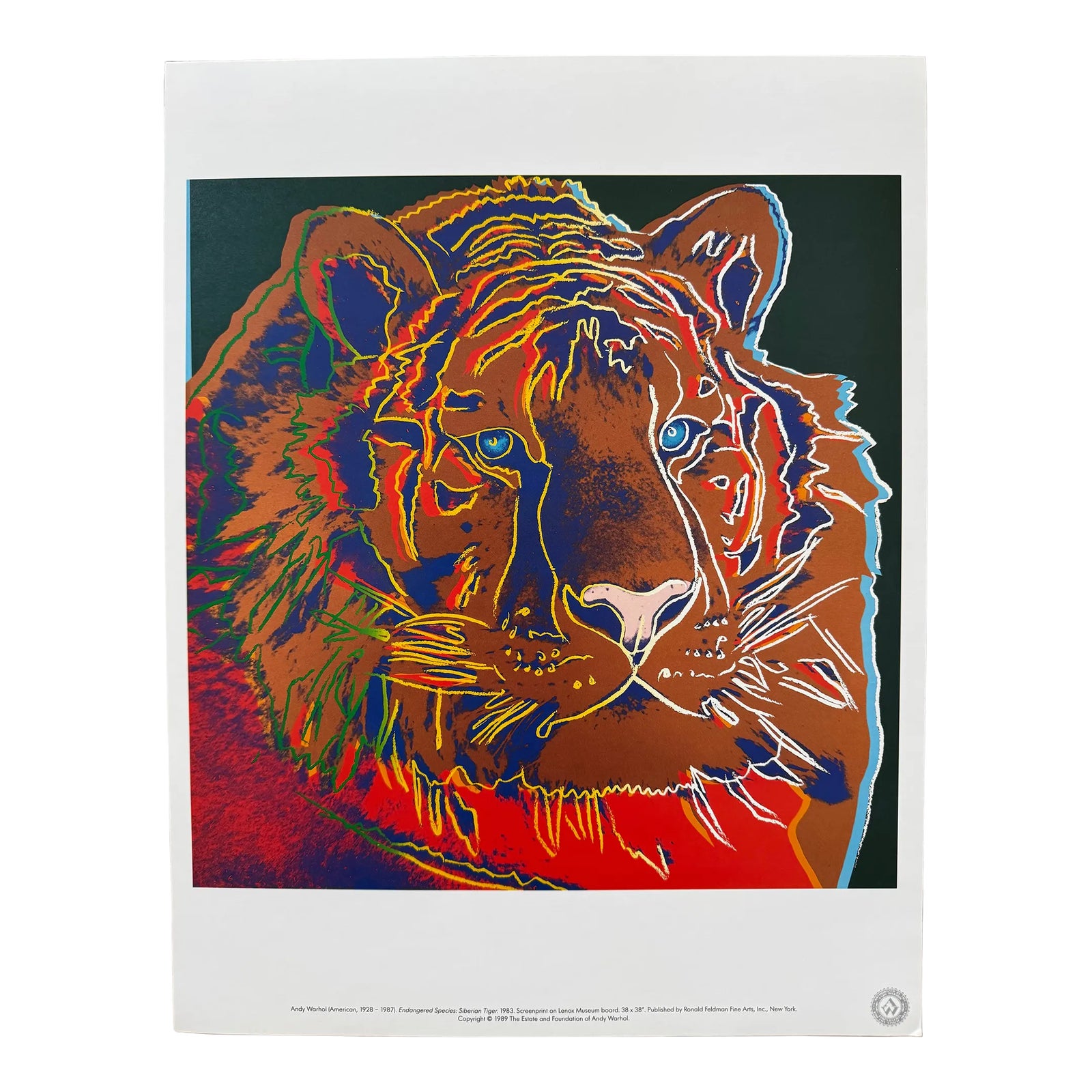 90s】USA製 vintage ラグマット 動物大集合 可愛い アートく芸術