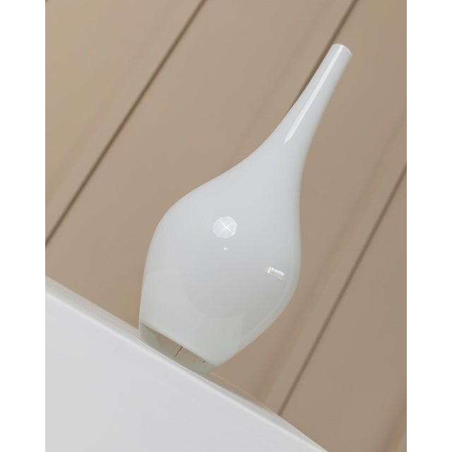 Vintage Mouth-Blown Glass Vase Salong by Johanna Jelinek for Ikea, 1990s For Sale - Image 9 of 11