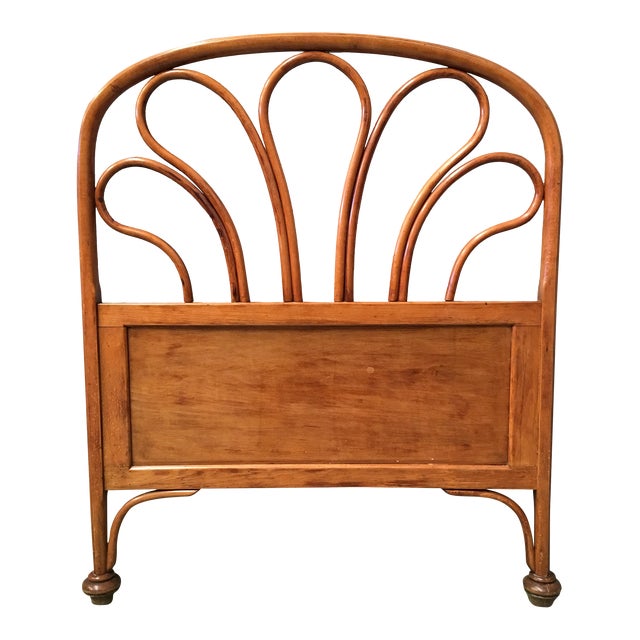 20th Century Vienna Secession Single Bentwood Headboard For Sale