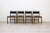 Beautiful set of 4 isa bergamo design and production of the 60s. wooden structure, coating of sessions and backs in glossy...