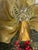 Shabby Chic Handmade Christmas Holiday Swag With Gold Blown Glass Angel For Sale - Image 3 of 6