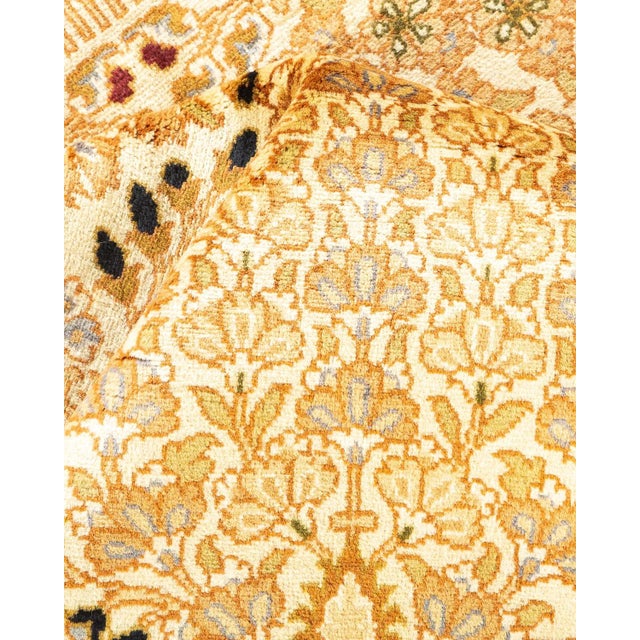Textile Mogul, One-of-a-Kind Hand-Knotted Area Rug in Ivory, 8' 4" x 10' 3" For Sale - Image 7 of 8