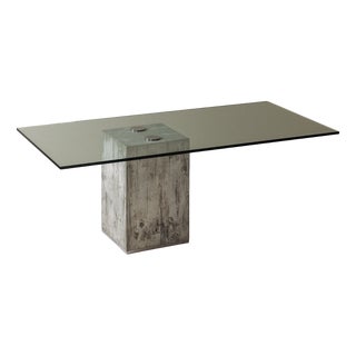 Model Sapo Dining Table by Sergio and Giorgio Saporiti for Saporiti Italia, 1972 For Sale