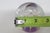 Large Round Art Glass Paper Weight Trumpet Flower Controlled Bubble Design 5160b For Sale - Image 9 of 12