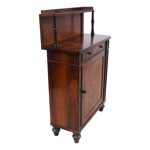 Regency Mahogany Chiffonier Side Cabinet,1810s For Sale