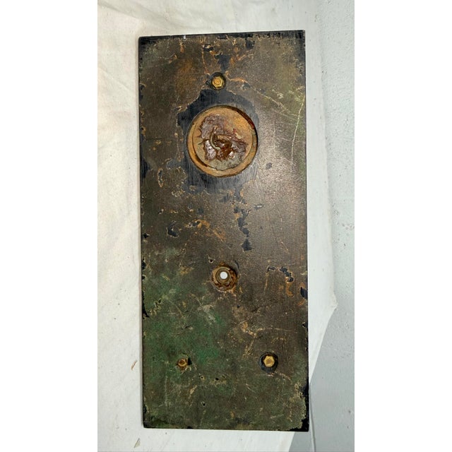 Rare Antique 1800s u.s. Treasury Seal Industrial Front Door Knob Handle Hardware For Sale - Image 9 of 10