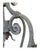 Dark Gray Early 20th Century Wrought Iron Chandelier 36" For Sale - Image 8 of 11
