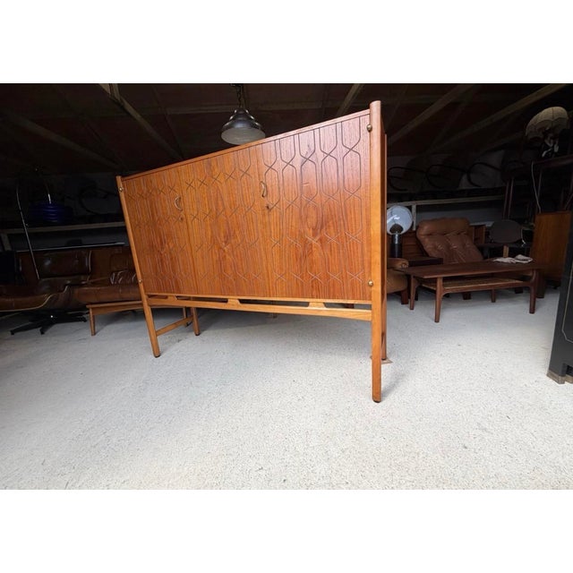 Mid-Century Modern Swedish High Sideboard by David Rosen for Westbergs Möbler For Sale - Image 16 of 18