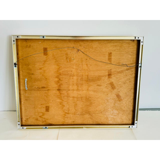 Metal Vintage 1970s Brutalist Metal Wall Hanging For Sale - Image 7 of 9