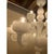2010s Italina Monumental Contemporary 18 Arms in White Murano Style Glass Chandelier For Sale - Image 5 of 6