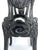 Early 20th Century Chinese Heavily Carved Ebonized Chair With Art Nouveau Influence, Greek Key Trim For Sale - Image 13 of 15
