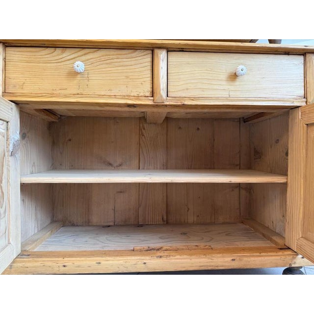 Gründerzeit Kitchen Sideboard in Softwood For Sale - Image 13 of 16