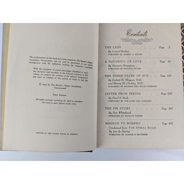Burgundy 1950s Reader’s Digest Burgundy & Gold Gilt Decorative Books - Set of 10 For Sale - Image 8 of 11