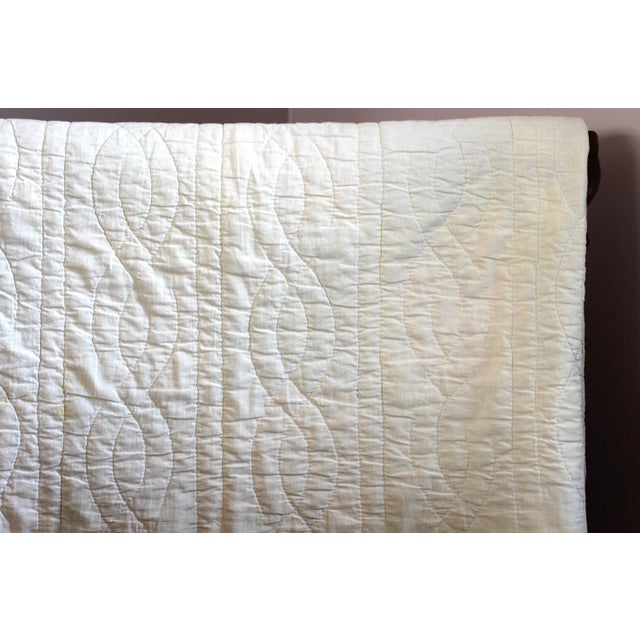 Vintage Maple Leaf Quilt For Sale - Image 6 of 12