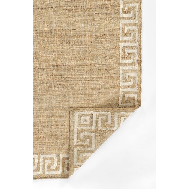 Erin Gates by Momeni Orchard Ivory Greek Key Hand Woven Rug 10'X14' For Sale In Atlanta - Image 6 of 12