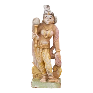 Antique Indian Stone Garden Statue