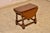 Victorian 19th Century Small English Oak Drop Leaf Table For Sale - Image 3 of 9