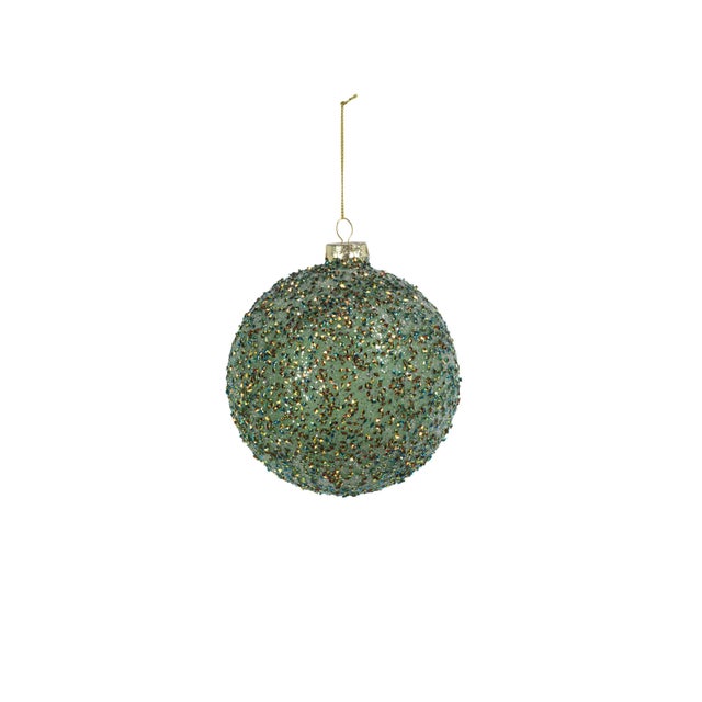 Bring a sparkling touch to your Christmas decor with these festive green ornaments. Grab this stunning holiday ornament...