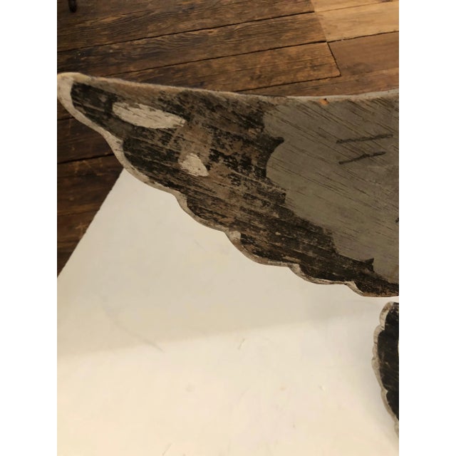 Paint 1950s Vintage Nantucket Hand Carved & Painted Folk Art Seagull Sculpture For Sale - Image 7 of 11