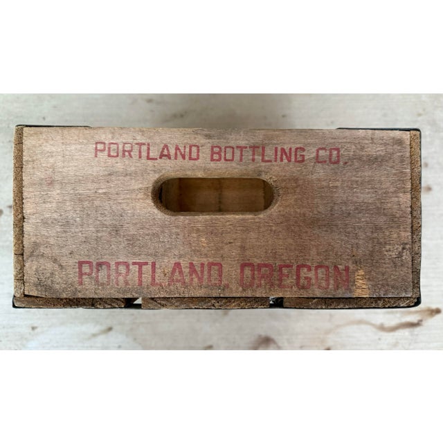 Vintage Wooden Portland Bottling Co Crate From Portland, Oregon For Sale In Austin - Image 6 of 10