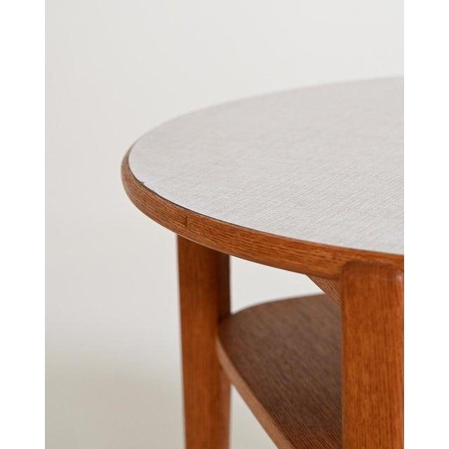 Oak and Laminate Coffee Table by Ferdinand Lundqvist, 1950s For Sale - Image 3 of 7