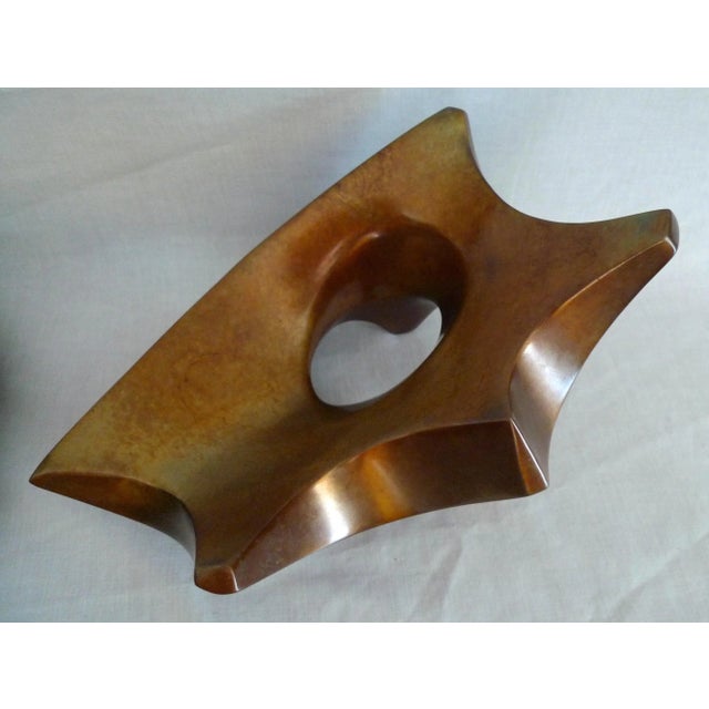 Late 20th Century Modern Bronze Sculpture, Gordon Newell's 'Caldera' - Set of 4 Pieces For Sale In San Francisco - Image 6 of 10