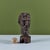 Nils Sjogren Style Plaster Mounted Bust For Sale - Image 4 of 13