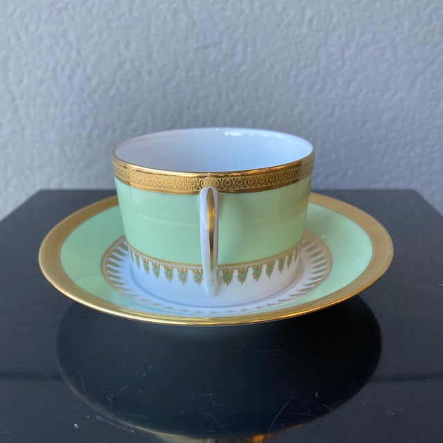 Haviland Limoges Oasis 24k Gold Cup and Saucer Chairish