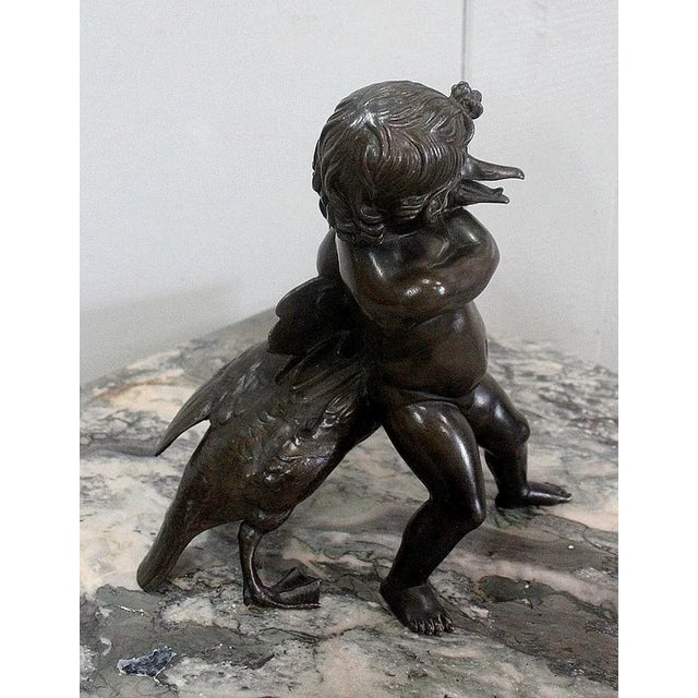 Small Bronze Patina Brown etched in its bottom, a round stamp: ''mechanical reduction A. Collas patented.'' Achille Collas...