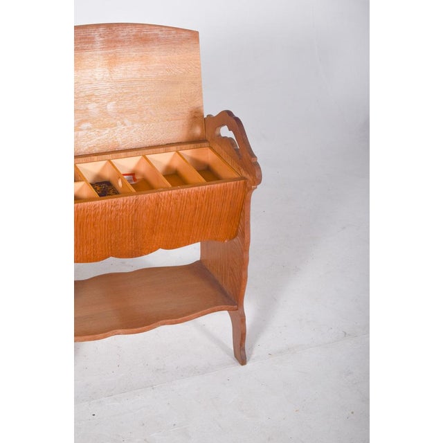 Mid-Century Modern Mid-Century Oak Seamstress, 1950s For Sale - Image 3 of 10
