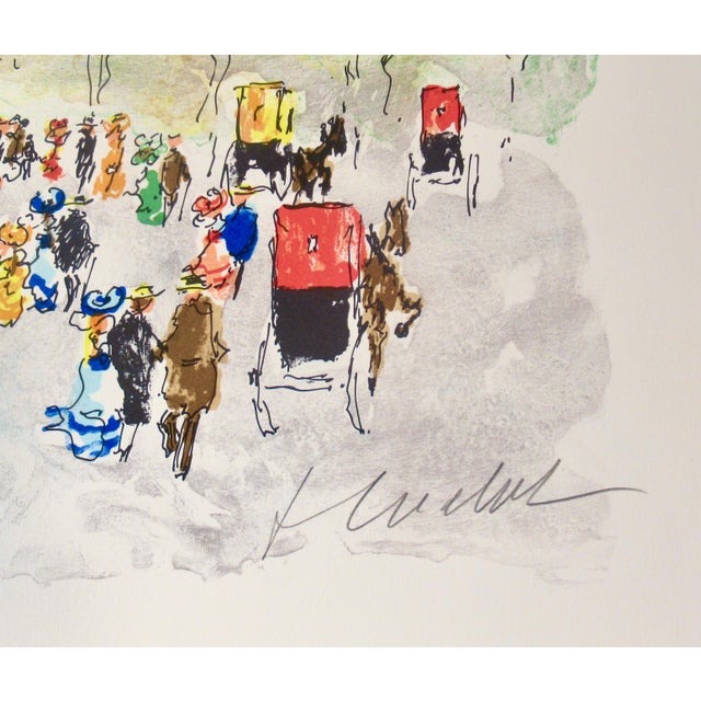 Urbain Huchet Paris, Saint Germain Des Pres C. 1980 Reproduction Print For Sale In San Francisco - Image 6 of 7