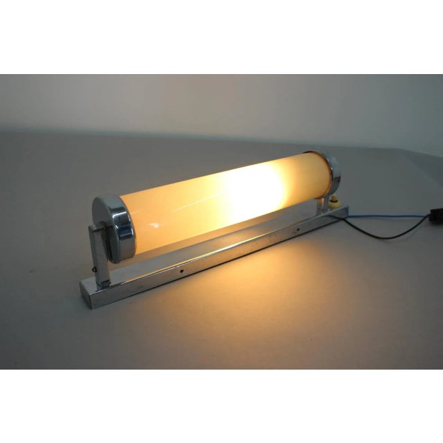 Bauhaus Chrome Wall Lamp or Sconce, 1930s For Sale - Image 4 of 8