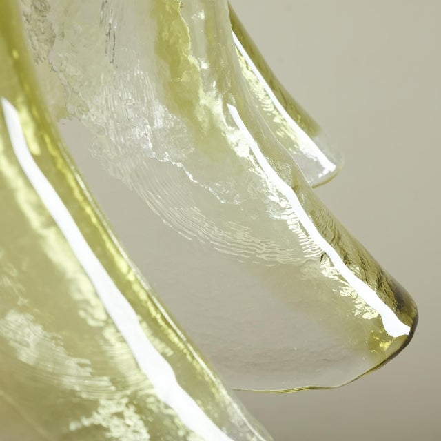 Gold Brass and Murano Glass Chandelier from La Murrina, 1970s For Sale - Image 8 of 15