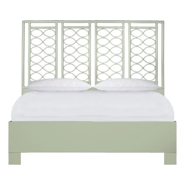 Infinity Standard Bed King, Celery Green For Sale