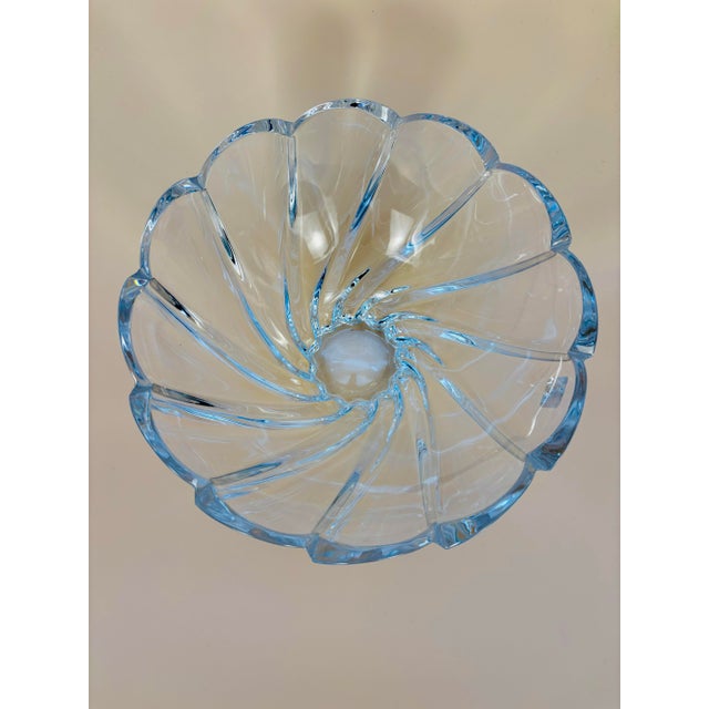 Late 20th Century Marquis by Waterford Crystal Twisted Petal Centerpiece Bowl For Sale - Image 5 of 10