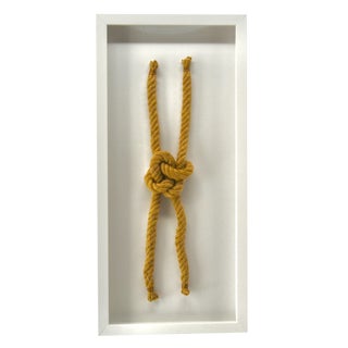 Framed Large Sailors Rope Knot For Sale