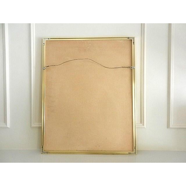 Offered is an original multi-color serigraph art print titled "LYNN" by noted Ohio artist Jerry Domokur (1935-2014.) This...