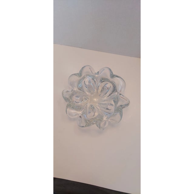 1960s Vintage 1960s Murano Flower Form Bowl For Sale - Image 5 of 8