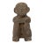Costa Rican Seated Figure Volcanic Stone Sculpture For Sale