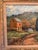 Elevate your fine art collection with this exceptional, mid-century original oil on board landscape painting by artist D....