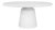 Matthew Izzo Home Lucian Round Matte White Lacquer Dining Table For Sale