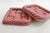 Pink Earthenware Bottle Coasters with Braided and Twisted Details from Vallauris, 1950s, Set of 2 For Sale - Image 9 of 10