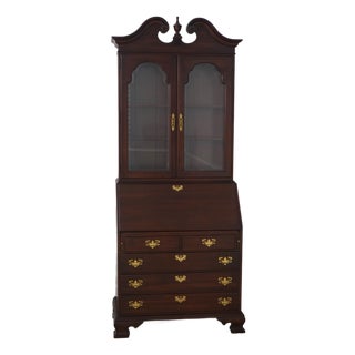 Ethan Allen Georgian Court Cherry Secretary Desk For Sale