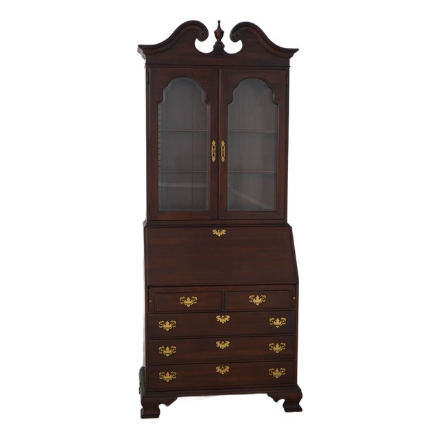 Ethan Allen Georgian Court Cherry Secretary Desk For Sale