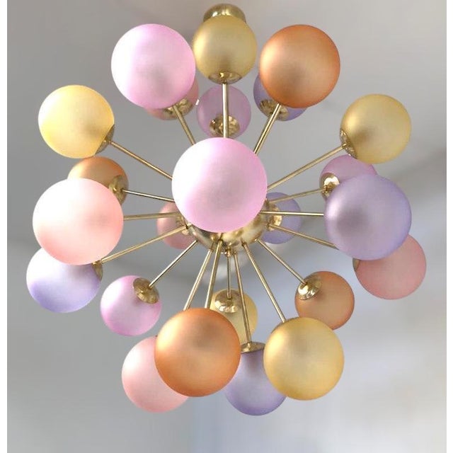 Fabio Ltd 21st Century Nova Multicolor Murano Sputnik Chandelier by Fabio LTD For Sale - Image 4 of 10