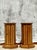 Vintage Boho Knotty Pine Column Pedestals - Set of 2 For Sale - Image 4 of 12