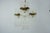 1970s Brass and Glass Chandeliers by Gaetano Sciolari, Italy, 1970s, Set of 2 For Sale - Image 5 of 18