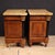 Wood 20th-Century Italian Bedside Tables with Marble Top, 1970s, Set of 2 For Sale - Image 7 of 13